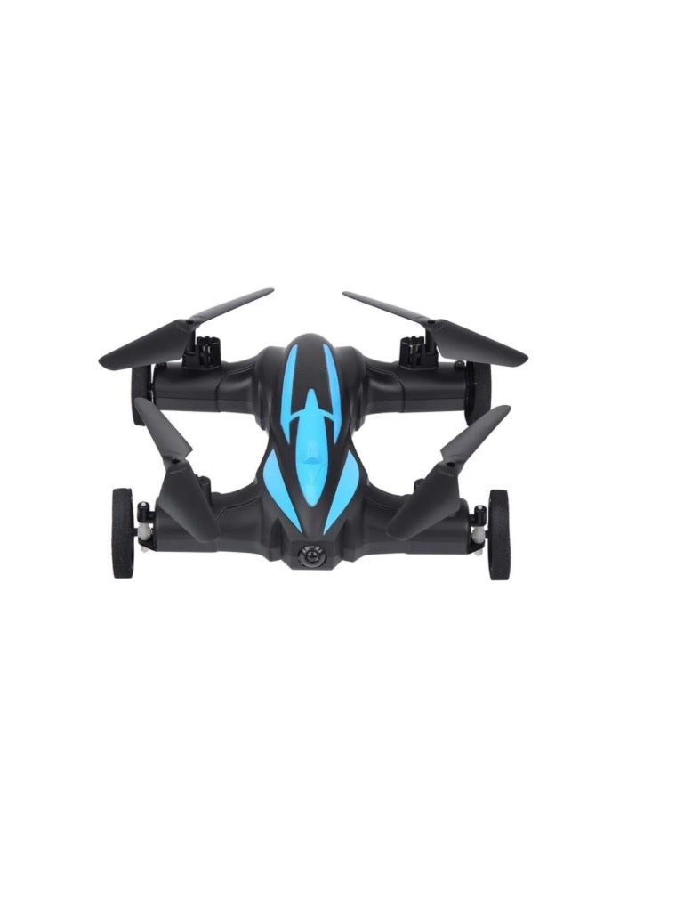 LH-X21 RC Car Mini Drone 2-In-1 RC Flying Car & Drone Headless Mode 3D Rolling One-key Return Portable Drone & RC Car For Adults And Kids Blue/Black - Image 2
