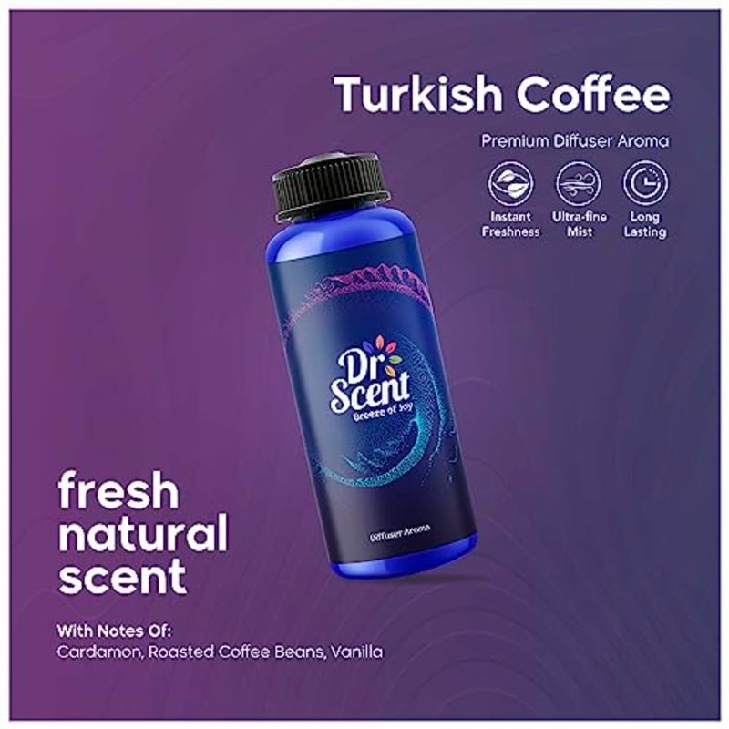 Diffuser Aroma Turkish c fee, Feel the Aromatic Fragrance Roasted C fee Beans, And Zesty Cardamom, Ending with Sweet Notes Vanilla 500ml - Image 3