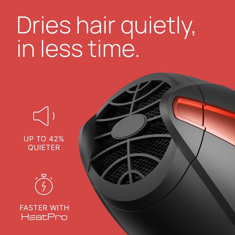 TREZORO Professional Ionic Hair Dryer for Salon - 2200W Powerful Blow Dryer - Lightweight Travel for Normal & Curly Hair Includes Volume Styling Nozzle - Image 3