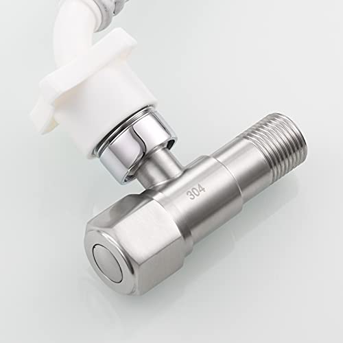 Tecmolog Brass Garden Hose Adapter G1/2 Female to 3/4 Male Connector for Washing Machine and Portable Washer, SBA042 - Image 4