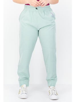 Women Brand Logo Jogger Pants, Mint