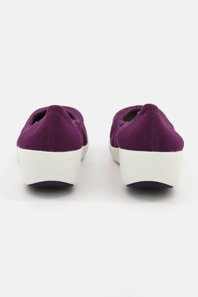FitFlop أحذية باليرينا مسطحة للنساء، بنفسجي - Image 2