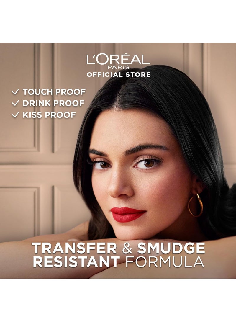 لوريال باريس أحمر شفاه سائل إنفاليبل لو مات ريزيستانس من لوريال باريس يدوم حتى 16 ساعة، 210 تروبيكال - Image 4