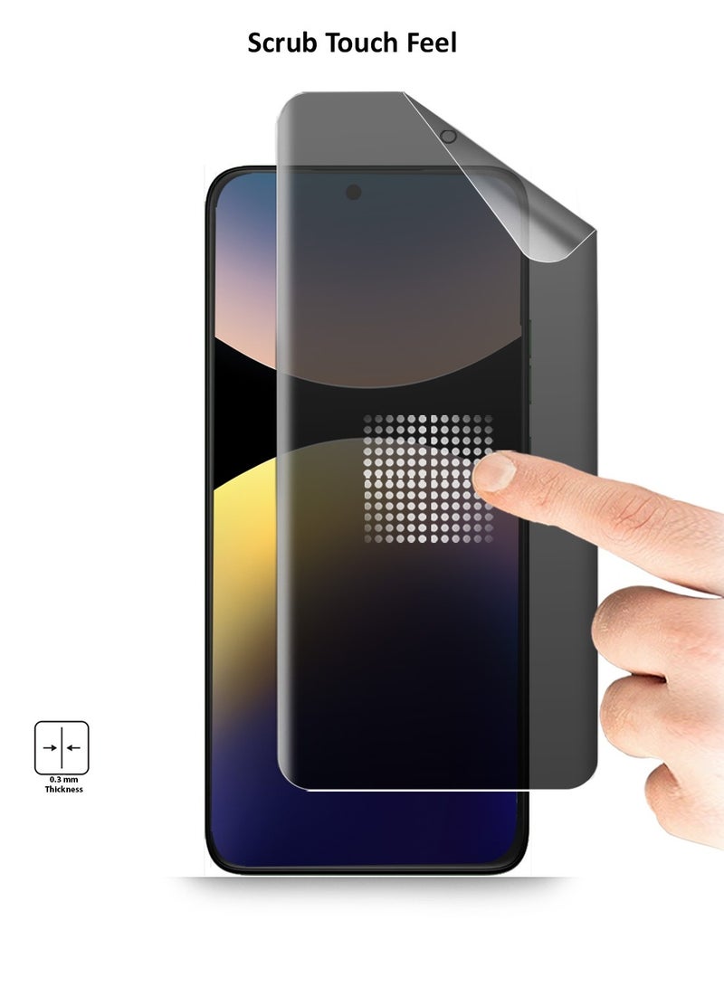 Techie Xiaomi Redmi Note 14 Pro / 14 Pro Plus 5G Matte Ceramic Privacy Screen Protector Film - Image 3