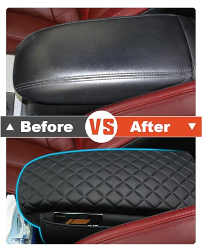TBHOO for Bronco Sport Center Console Armrest Cover 2026 2025 2024 2023 2022 2021 Bronco Sport Accessories Black with Pockets Upgrade Arm Rest Pad Console Cushion Lid - Image 5