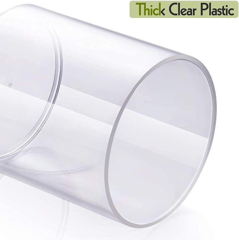 MAMYA Cottonswab Storage Dispenser Clear Cotton Ball Swab Holder CottonEarbud Holder Storage Box Cosmetics Makeup Storage Holder Box for Women Organizer Container with LidClearPack of 6 - Image 4
