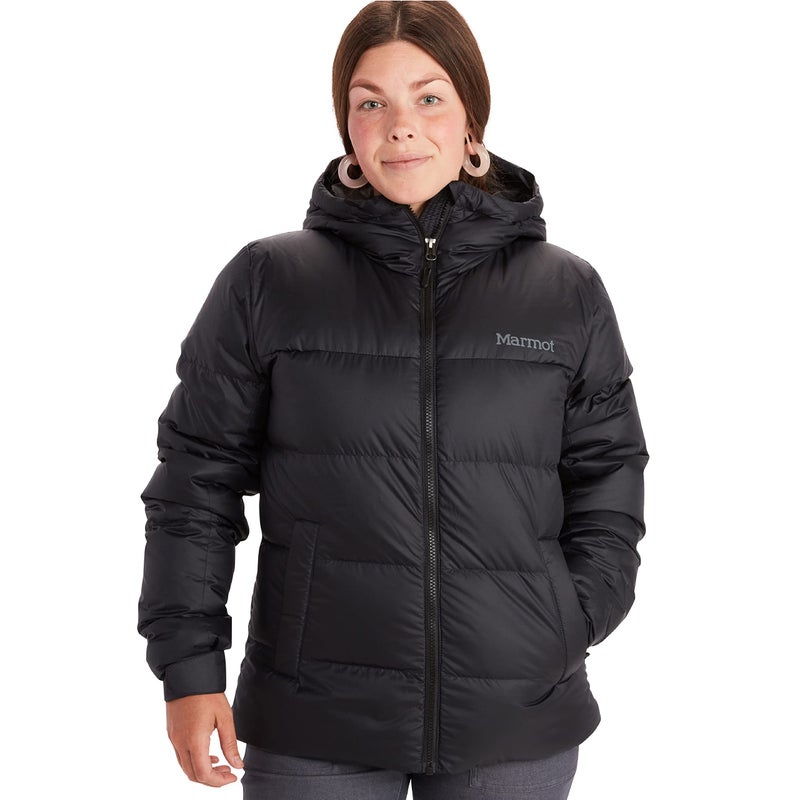 MARMOT Womens Guides Down Hoody Jacket Black Medium