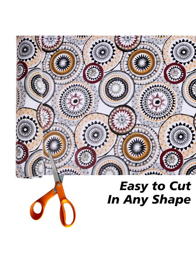 Kuber Industries Shelf Liner | Kitchen Cabinet Shelf Protector | Kitchen Liners for Cabinets and Drawers | Drawer Liner Mat | Rangoli Shelf Liner Cabinet Mat | 5 MTR | White - Image 2