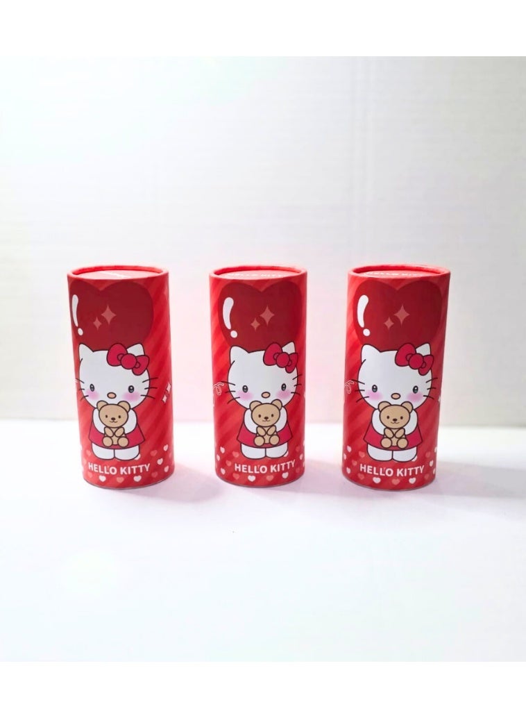 هالو كيتي 3 عبوات من علب مناديل هيلو كيتي للحفلات , مناسب لحاملات الأكواب - Image 2