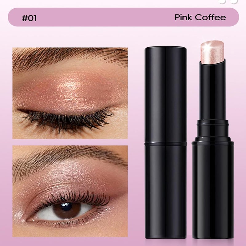 Shadow Stick - Jelly Glitter Crayon,Eye Brightener Stick - for School Party Night Out Date Wedding Travel Vacation Stage Work Casual - Image 4
