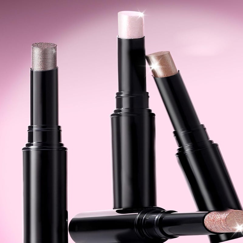 Shadow Stick - Jelly Glitter Crayon,Eye Brightener Stick - for School Party Night Out Date Wedding Travel Vacation Stage Work Casual - Image 3