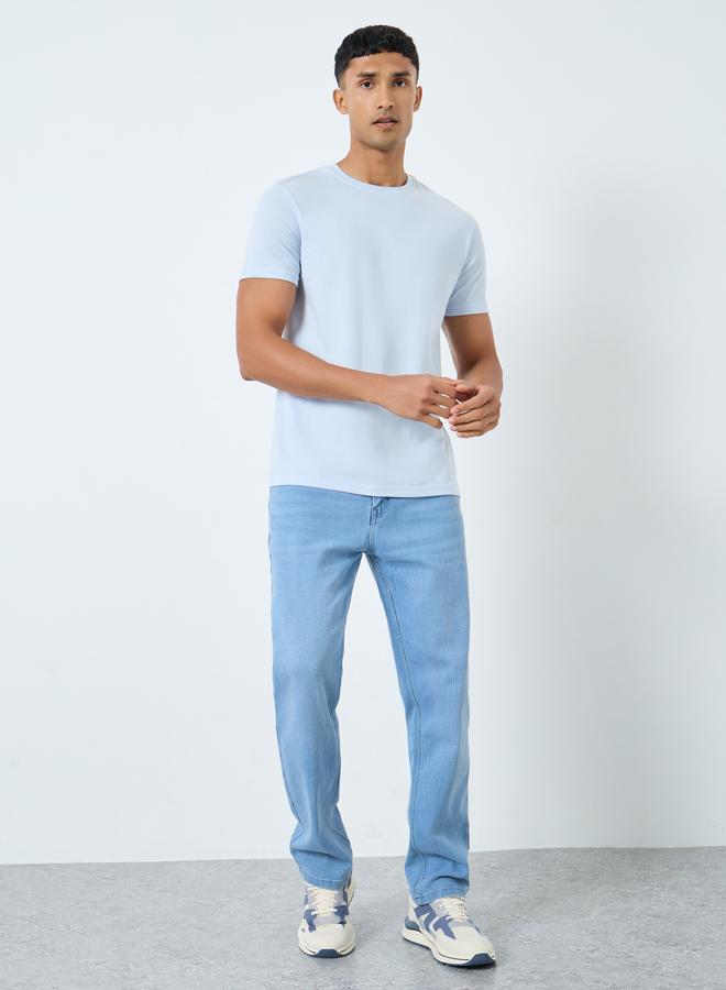 Styli Men Mid Rise Regular Fit Jeans - Image 2