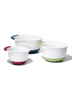 OXO Plastic Good Grips 3-Piece Mixing Bowl Set with Red/Green/Blue Handles - pzsku/Z56705F2E06C4CF99730FZ/45/_/1728458943/158166f6-fed4-4ad4-b96e-b8bc6fa1c0df