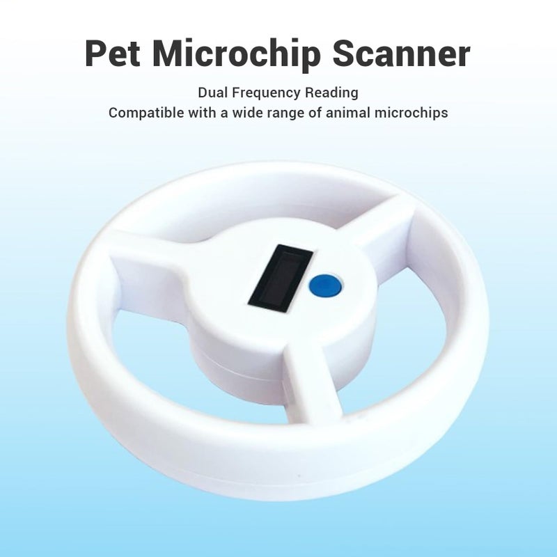 Dual Frequency Portable Pet Microchip Scanner USB Rechargeable Handheld Animal ID Tag Reader - Image 3