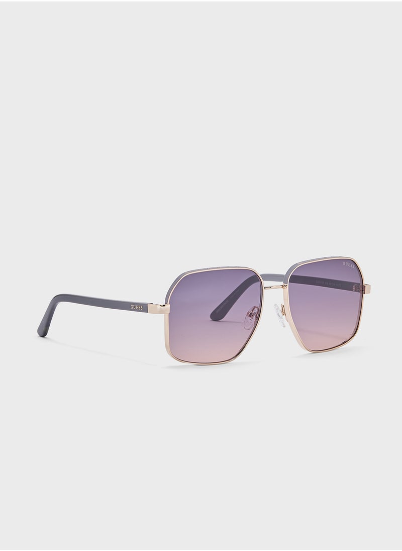 GUESS - Uv-Protected Oversized  Sunglasses - Image 1