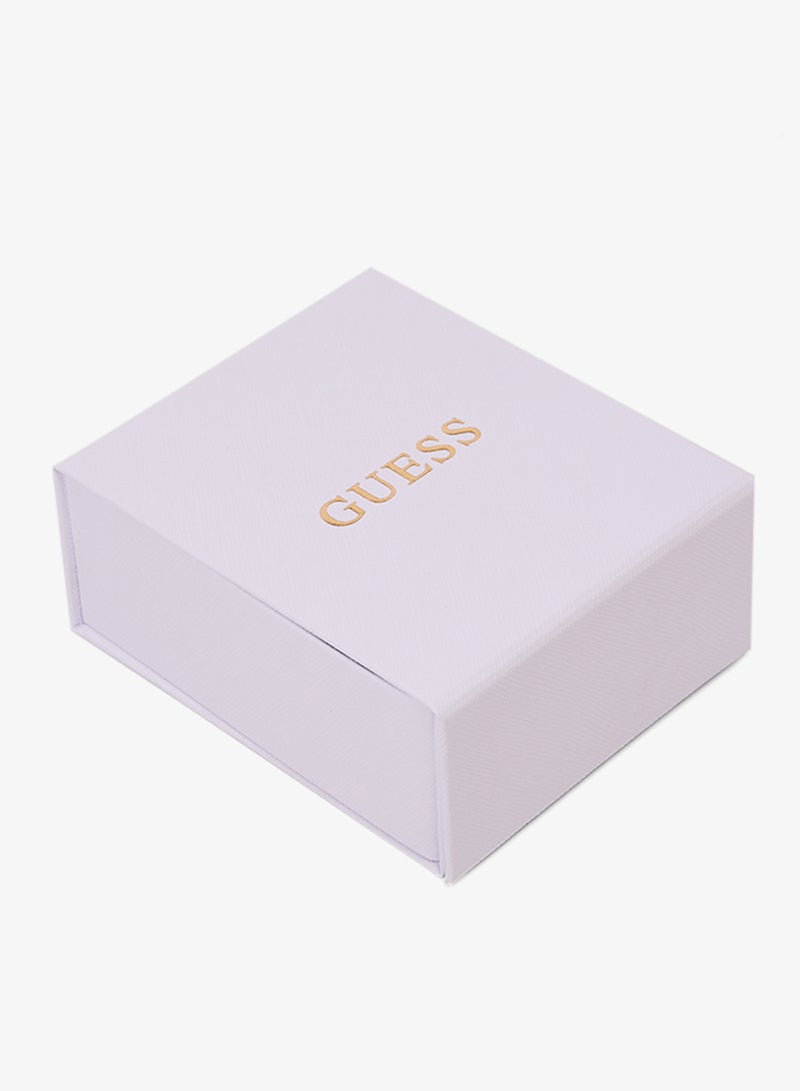 GUESS Hoop Earrings with Triangle Charm - Image 3