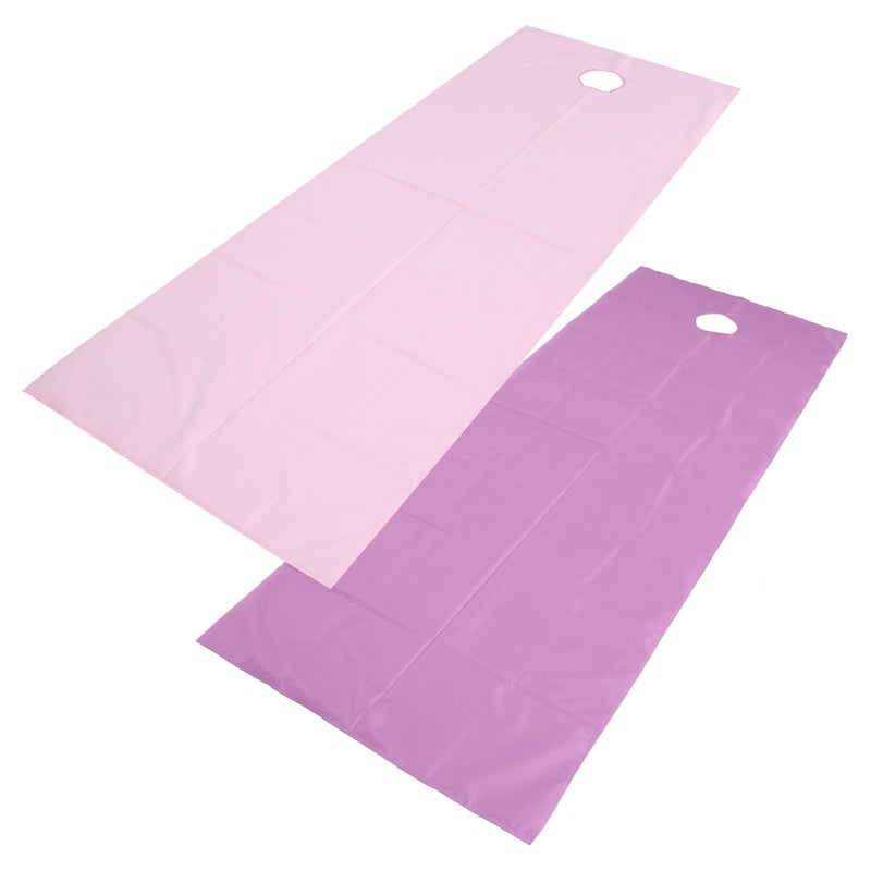 Waterproof Beauty Salon Bed Sheet SPA Massage Table Bed Cover (75 x 200cm Open Hole Type)(Purple Pink ) - Image 4