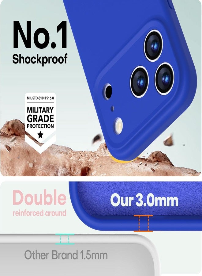 LOVE 3000 Compatible with i17 Pro Silicone Magnetic Phone Case (Klein Blue) - Image 3