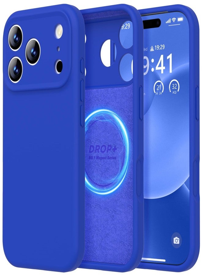 LOVE 3000 Compatible with i17 Pro Silicone Magnetic Phone Case (Klein Blue) - Image 1