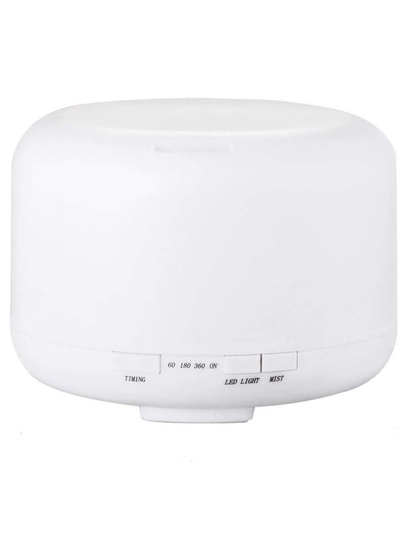 LIMOS - Humidifier Essential Oil Diffuser Ultrasonic Aromatherapy Fragrant Oil Vaporizer Timer and Automatic(White) - Image 1