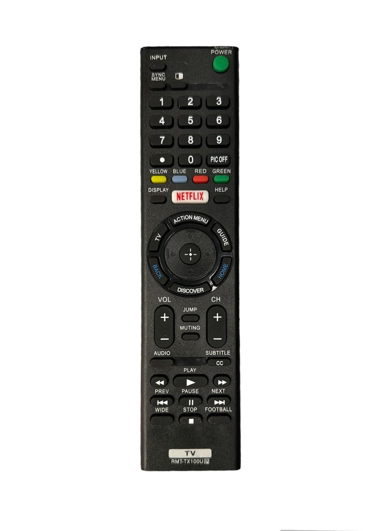 New Remote Control Fit For Sony Bravia TV KD-65X7500D KD-55X7000D KD-49X7000D KD65X7500D KD55X7000D KD49X7000D Black