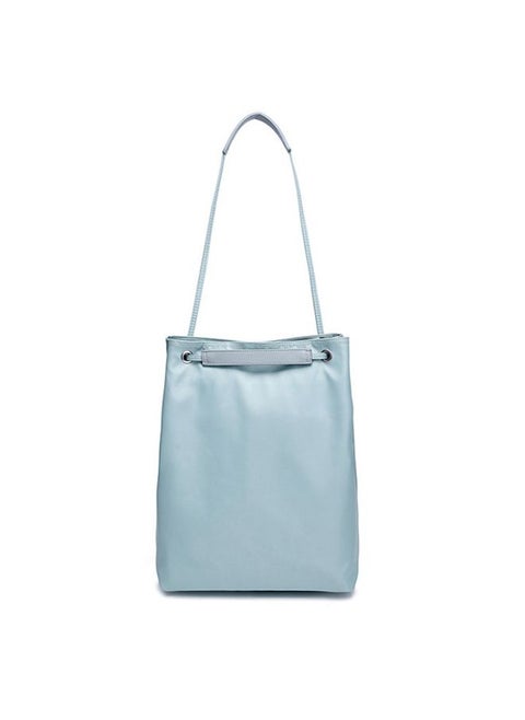 For Apple Macbook Shoulder / Handheld / Messenger Computer Bag, Size: Medium(Lake Blue)