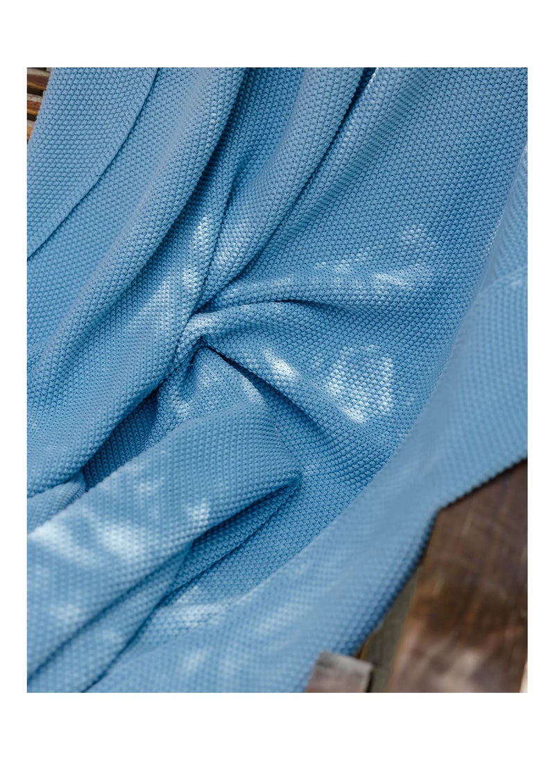 More cottons luxuriously soft Knitted Throw size172x132  - Image 3
