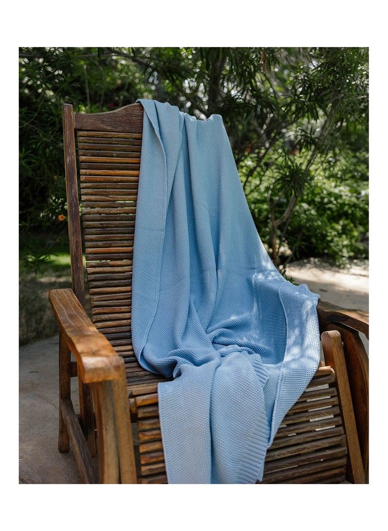 More cottons luxuriously soft Knitted Throw size172x132  - Image 4