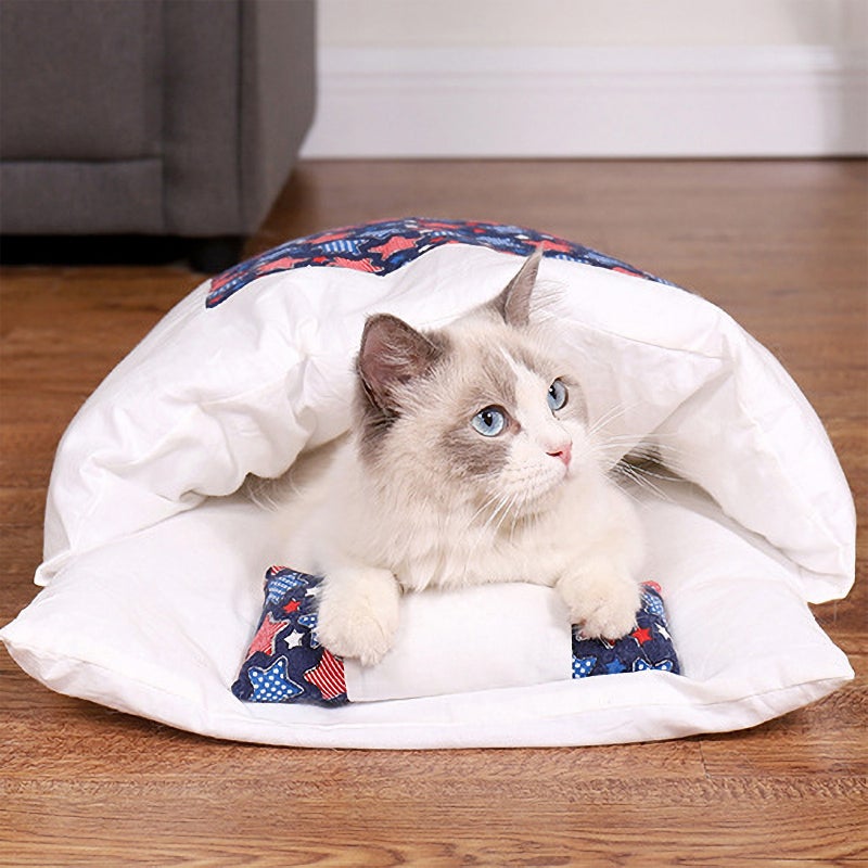 Closed Cat House Cat Nest Cat Sleeping Pouch Pet Sleeping Bed - Image 2