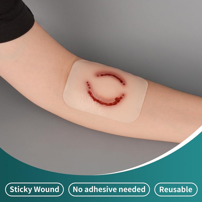 MedEduQuest Trauma Simulation Human Bite Wound Moulage First Aid Trauma Care Simulator for Medical Training - Image 2
