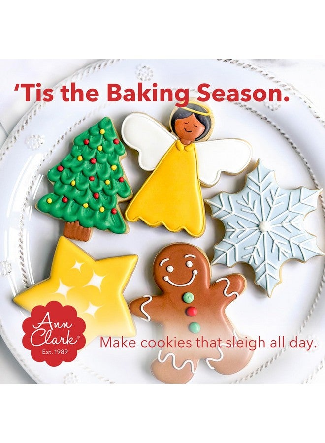 Ann Clark Cookie Cutters Winter and Christmas Cookie Cutters 4-Pc Set Made in USA by Ann Clark, Snowflake, Sweater, Mitten, Winter Hat  - Image 4