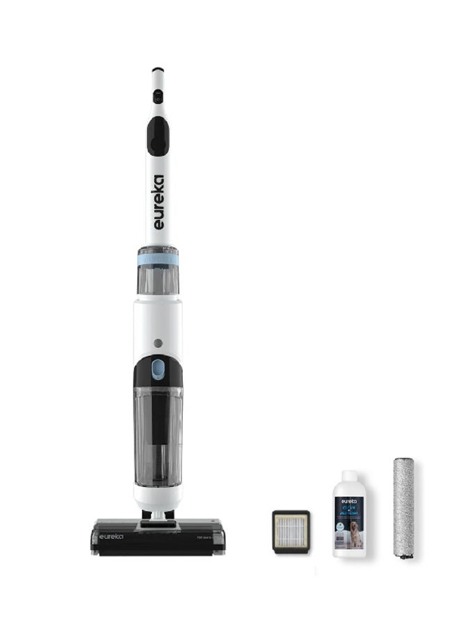 EUREKA Cordless Handheld Wet and Dry 2-In-1 Vacuum Mop Black and White 47.2 x 10.2 x 11.4 Inch JAH143C2201  - Image 1