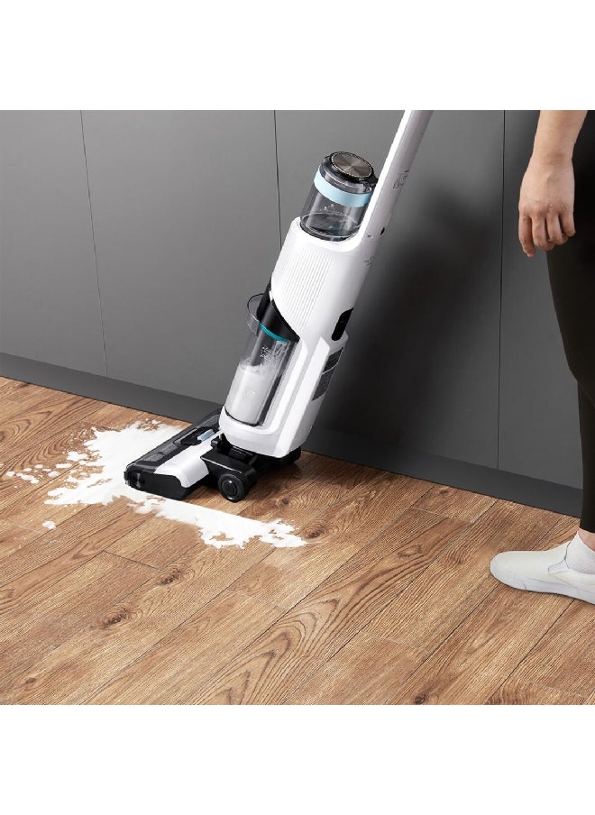 EUREKA Cordless Handheld Wet and Dry 2-In-1 Vacuum Mop Black and White 47.2 x 10.2 x 11.4 Inch JAH143C2201  - Image 4