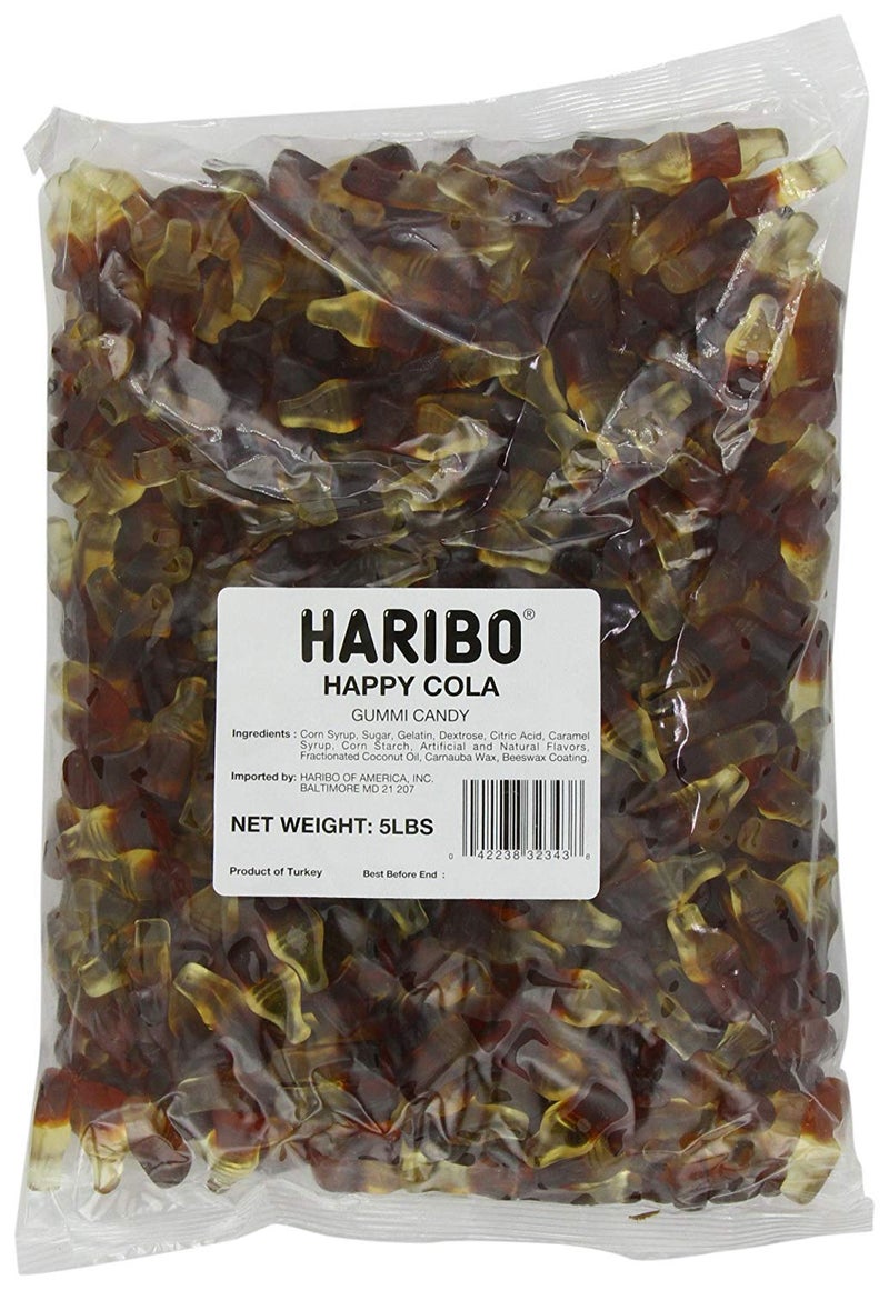 HARIBO Gummi Candy HappyCola Bulk 5 lb Bag - Image 3