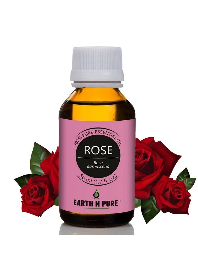 إيرث آند بيور زيت الورد النقي من Earth N Pure Rose (زيت الجولاب) العطري الطبيعي والعلاجي 50 مل  - Image 2