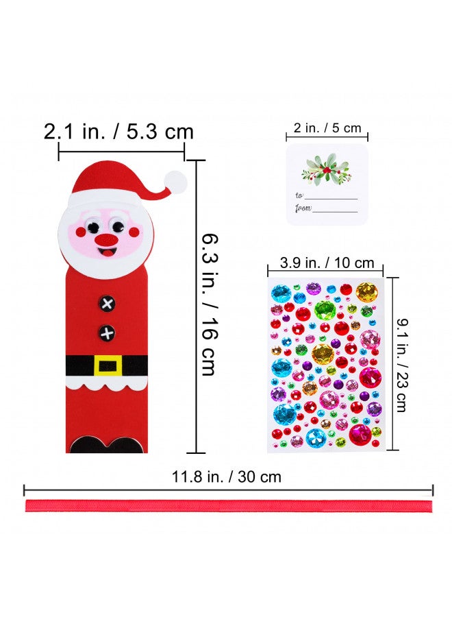 Winlyn Winlyn 24 Sets Christmas Craft Kits Winter Crafts DIY Christmas Ornaments Art Sets Snowman Reindeer Pine Tree Owl Penguin Christmas Foam Stickers Arts and Crafts for Kids Holiday Classroom Activities  - Image 5