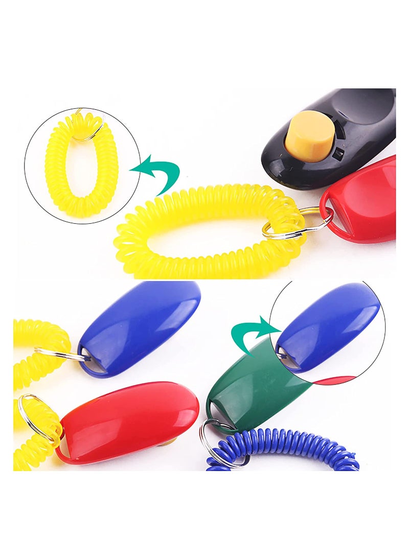 Dog Clickers, 5 Pack Practical Dog Clicker Training, Pet Training Clickers Tool, Colorful Dog Clickers Button Training Clickers Dog Whistles with Comfortable Wrist Strap, Gift for Pet Lovers - pzsku/Z5671010ED5EF21AC4CA9Z/45/_/1718184305/2540444e-0295-40c4-8ccf-9d3c0dac03ab