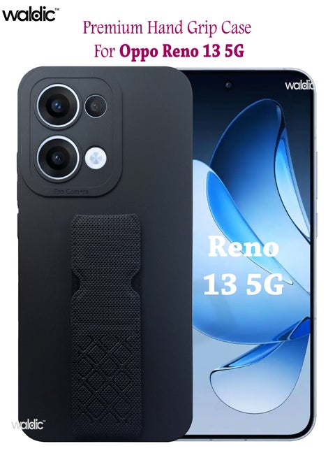 Oppo Reno 13 5G Premium Case | Premium Silicone  Case Cover Designed for Oppo Reno 13 5G | Oppo Reno 13 5G Case Camera and Drop Protection Thin Protective Back Cover Case for Oppo Reno 13 5G - Black