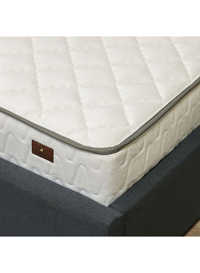 DANUBE HOME Natura Latex Medicated Foam Mattress Firm Feel Super King Bed Mattress Ortho Medical Spine Balance For Pressure Relief L200xW200 cm Thickness 22 cm