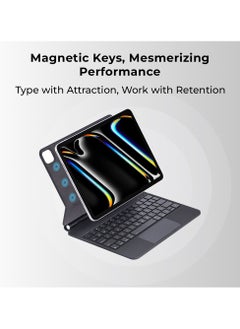 glassology Magic Keyboard Case for iPad Pro 11 inch 2018, 2020, 2021, 2022, 2023 with Backlit Keys, Trackpad, and Adjustable Viewing Angles  - Image 3
