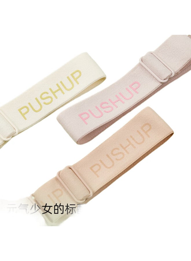 HR Rabbit Ear Cup Bra Women'S Large Chest Small Bra Without Steel Ring Half Liquid Bra Black 3Xl - Image 1