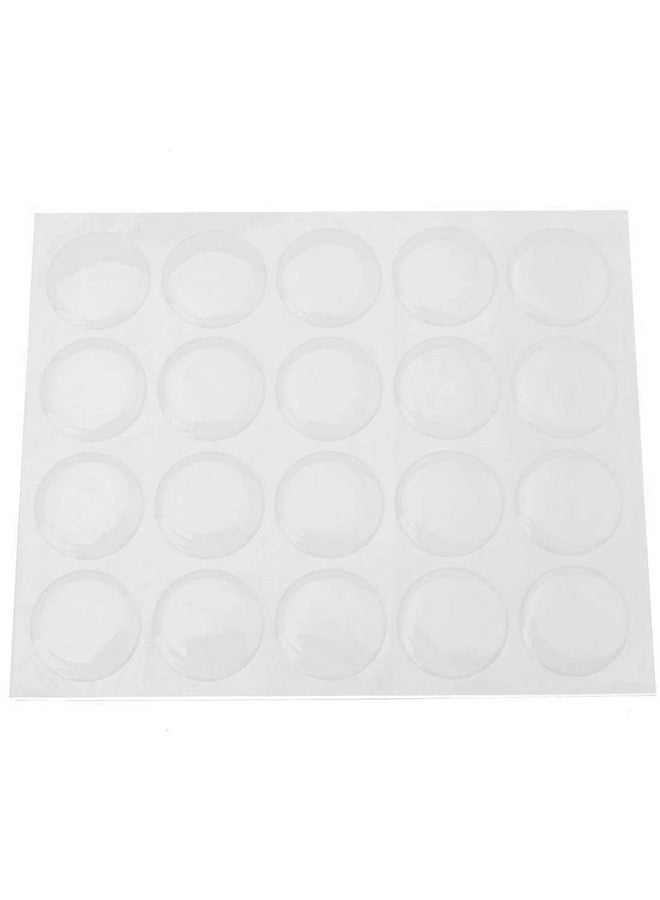 Tosnail 300 Pieces Round Clear Epoxy Stickers For Bottle Cap Pendants Or Diy Crafts 1 Inch  - Image 1