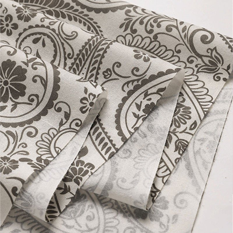 2025 Spring and Summer All-match Temperament Silk Scarf Long Scarf Cashew Flower Printed Ribbon Shawl Decorative Exterior - Image 5
