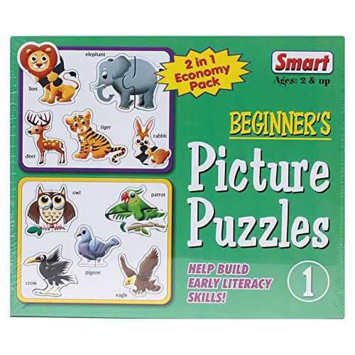 Smart Kid - 1102 Beginner's Picture Puzzles - 1 (Multi-Color, 5 Pieces) - Image 2