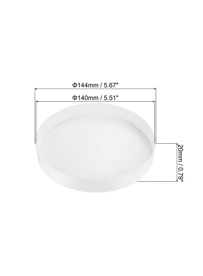 PATIKIL غطاء نهاية أنبوب PVC بقطر 5.5"/140 مم، عبوة 2، قابس توصيل من الدرجة الأثاثية للاستخدام الذاتي، حديقة - Image 2