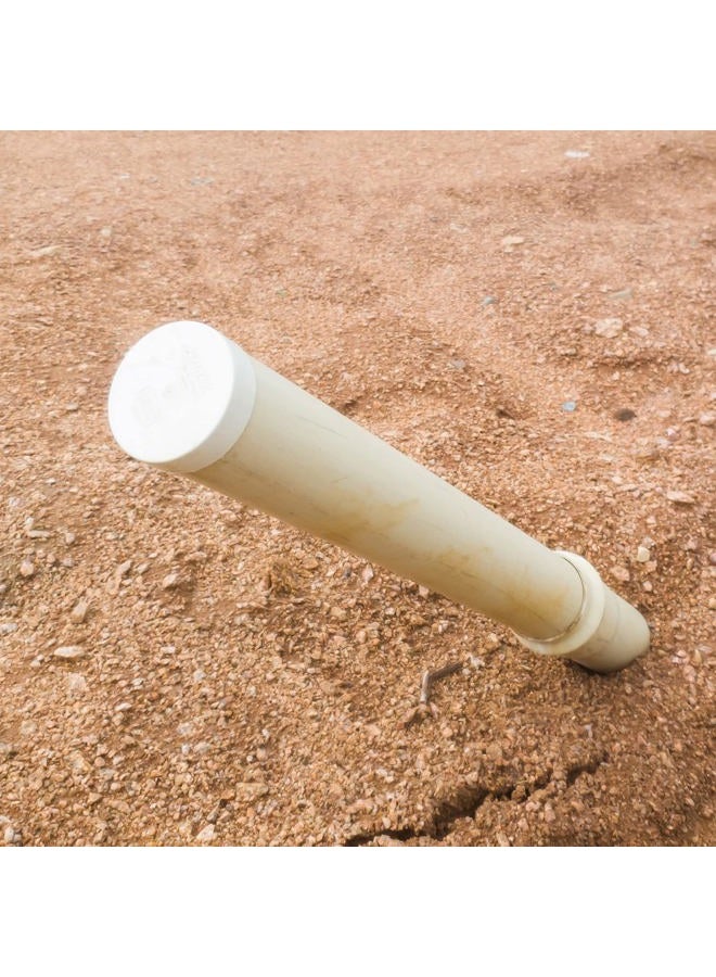 PATIKIL غطاء نهاية أنبوب PVC بقطر 5.5"/140 مم، عبوة 2، قابس توصيل من الدرجة الأثاثية للاستخدام الذاتي، حديقة - Image 5