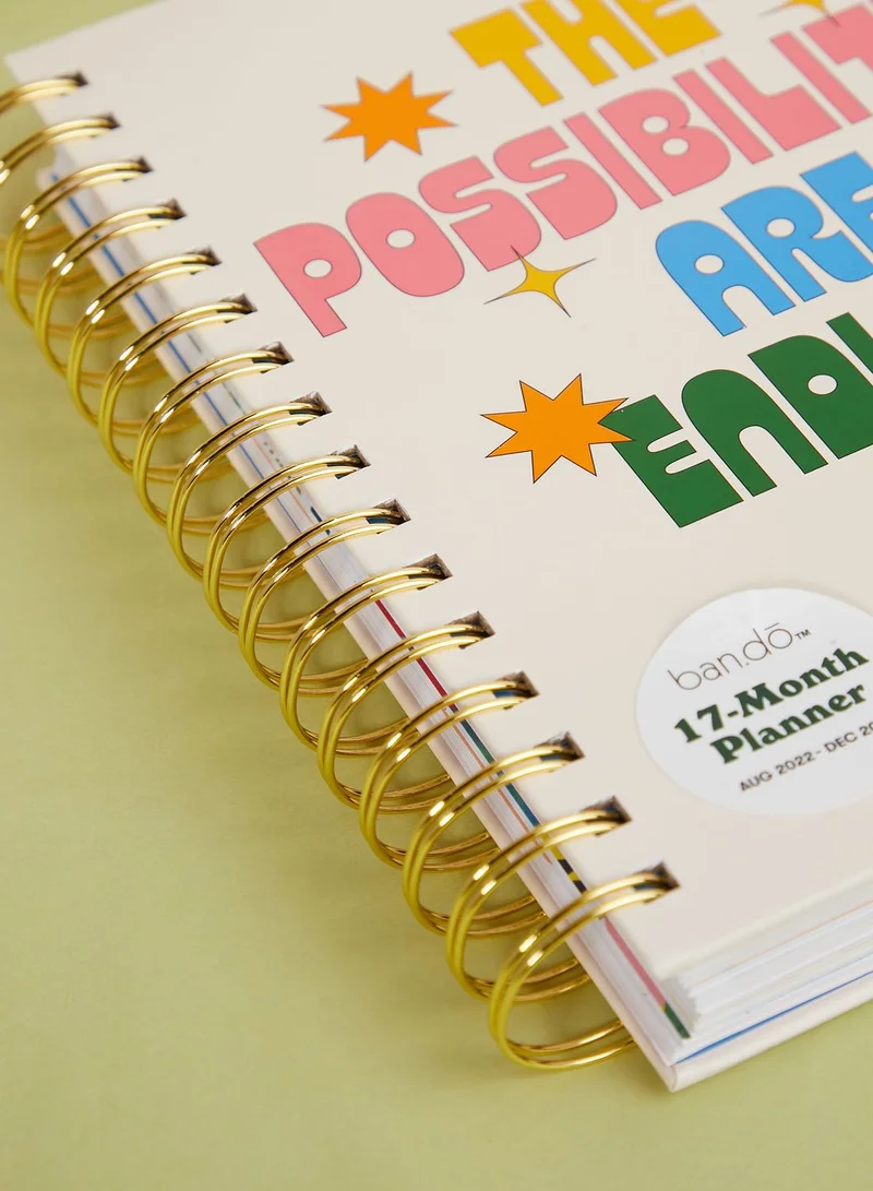 ban.do The Possibilities Are Endless 2023 Medium Planner