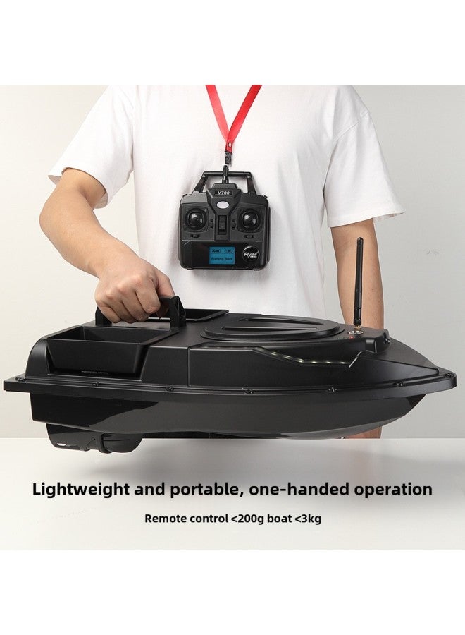 Intelligent Wireless Nesting Ship Turn Signal Constant Speed Cruise 500 Meters Remote Baiting Hook Remote Control Ship-Color:V700 Deluxe Edition V700 5200mah+12000mah Battery+handbag+sunglasses+remote Control Battery-Specifications:US Gauge Charger  - Image 2