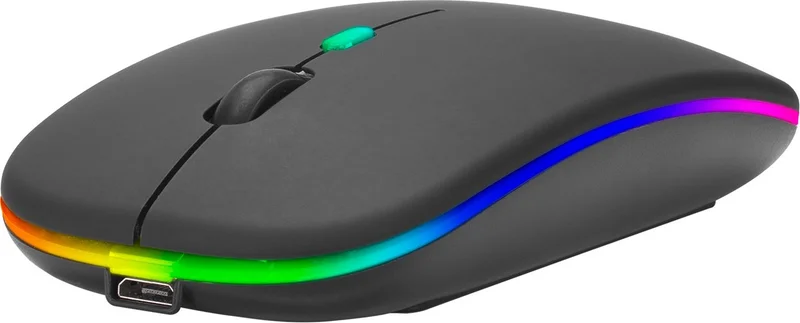 ايفرست ماوس لاسلكي نحيف SM-BT11 RGB