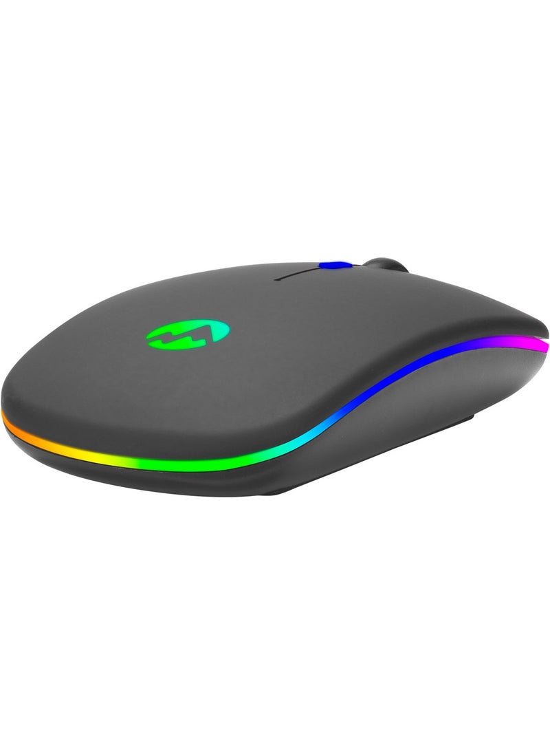 Everest SM-BT11 Slim RGB Wireless Mouse  - Image 4